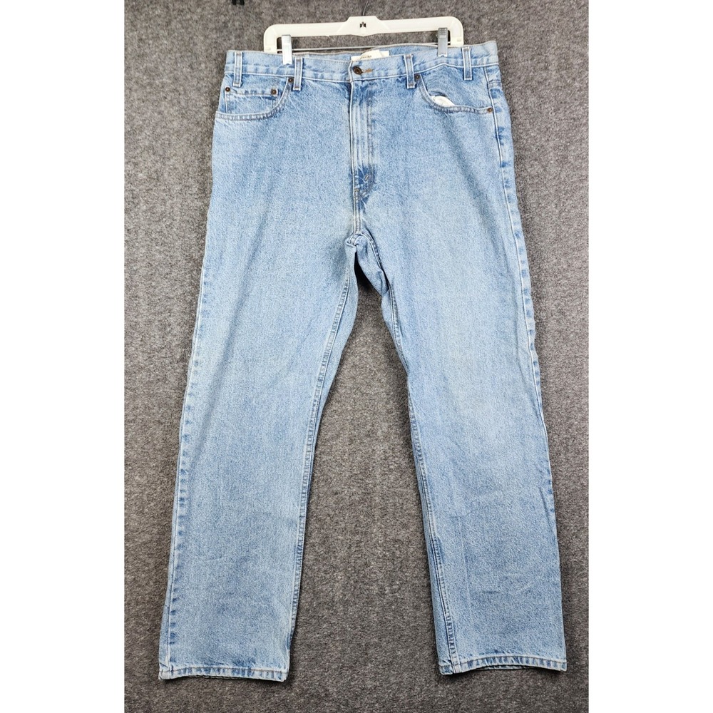 Levi Strauss‎ Signature Regular Fit Jeans Mens 40x32 Light Blue Cotton Denim